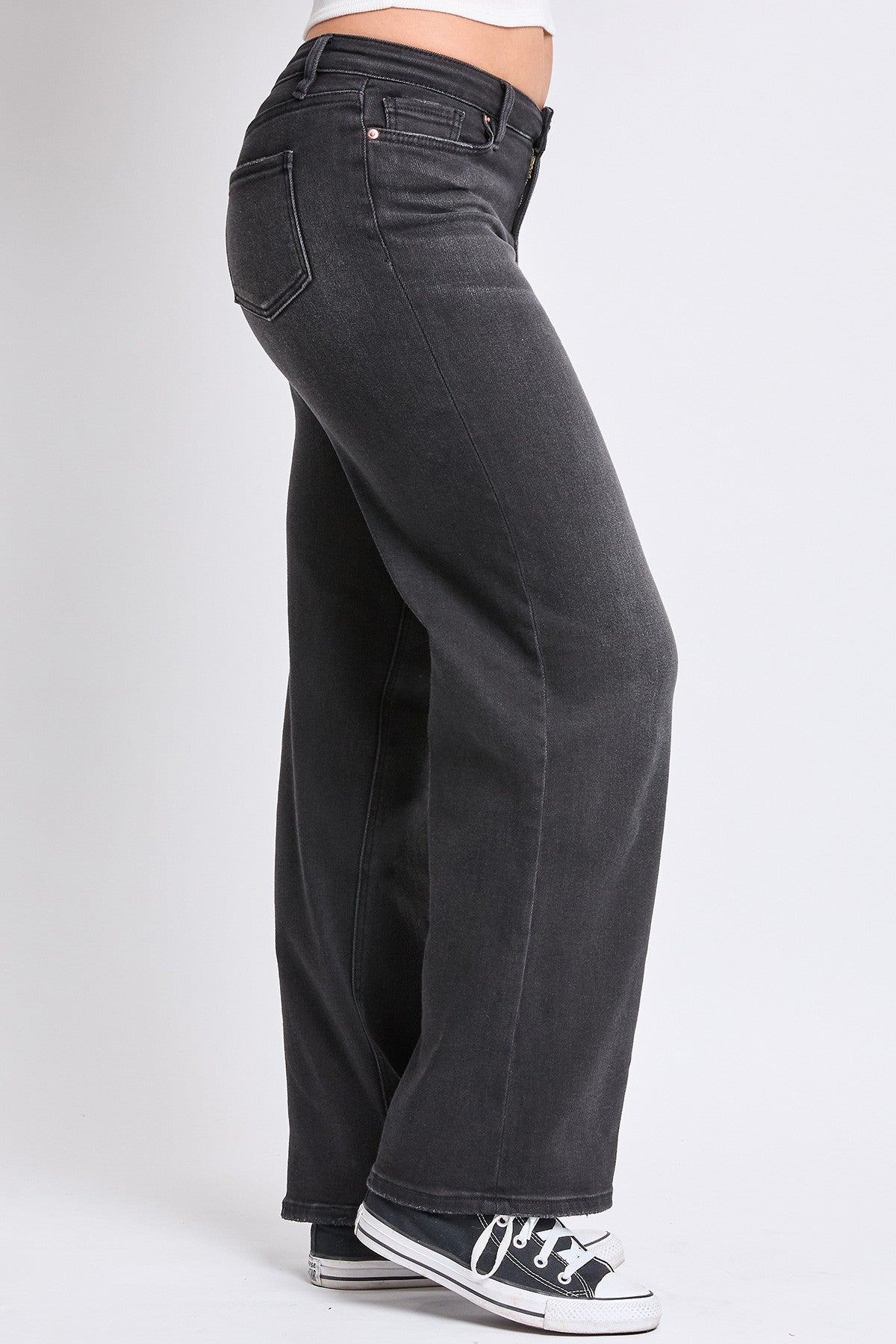 Keri Mid Rise Wide Leg Jean