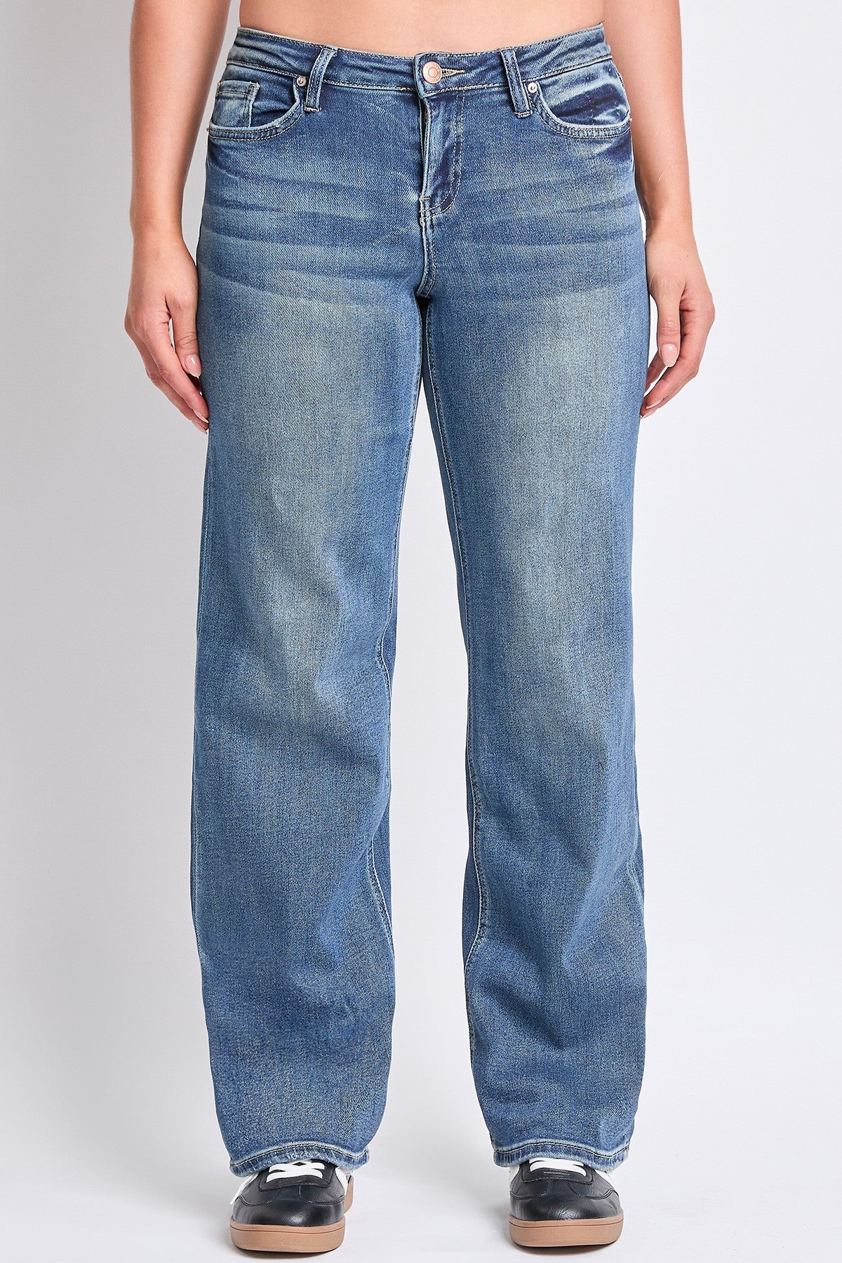 Keri Mid Rise Wide Leg Jean