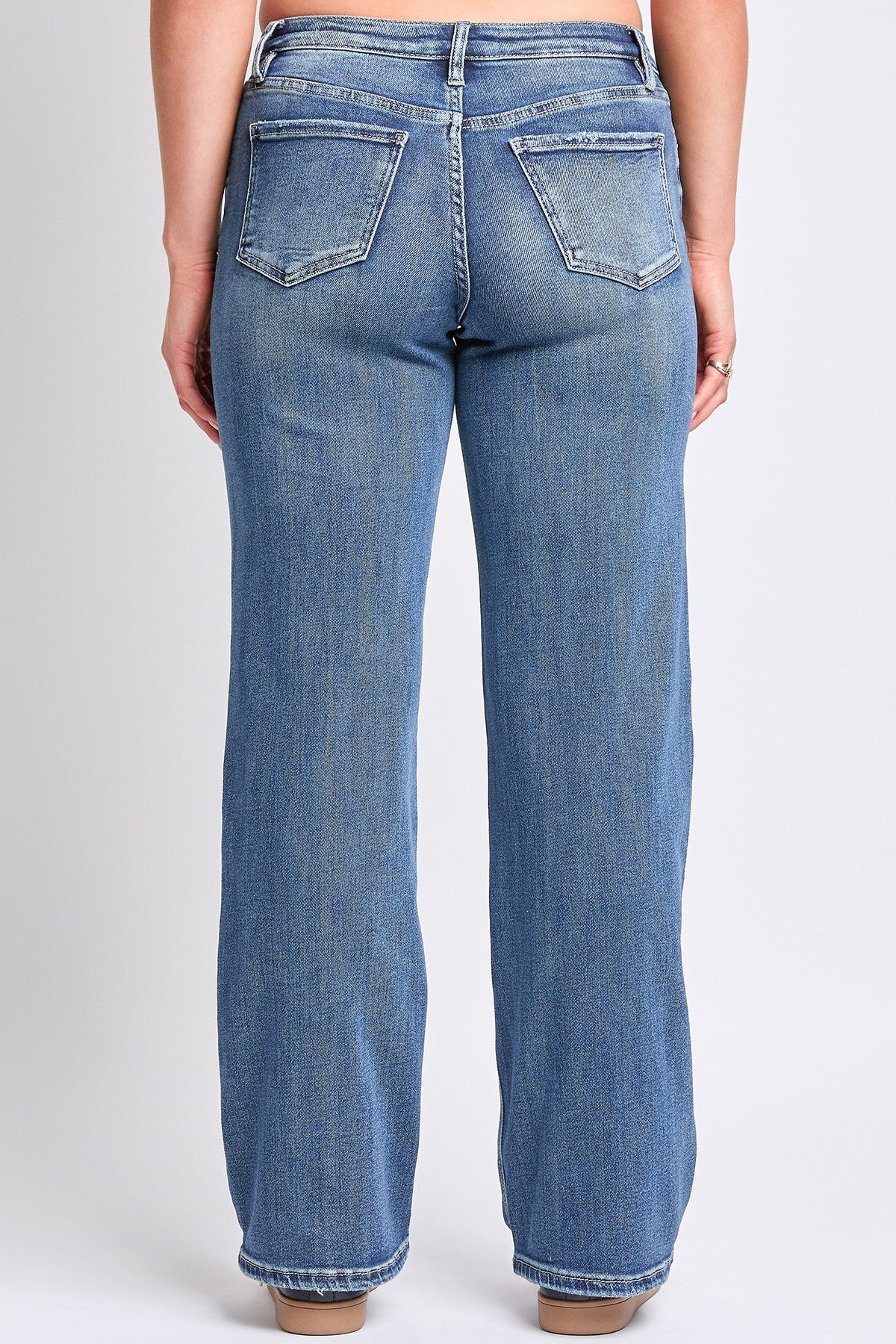 Keri Mid Rise Wide Leg Jean