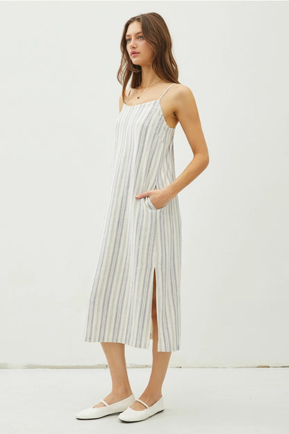 Eden Linen Midi Dress