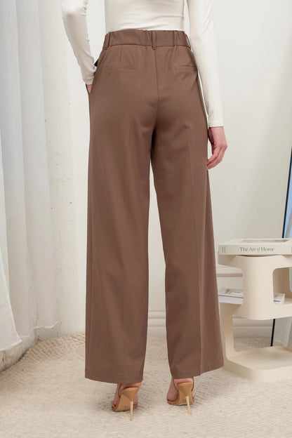 Vera Wide Leg Pleated Pants