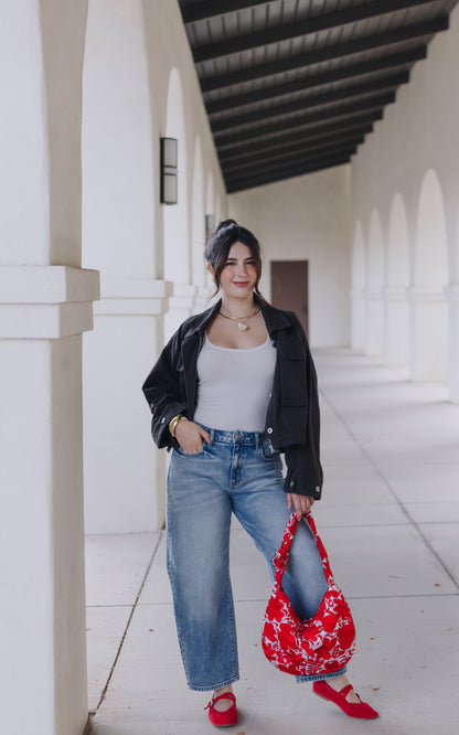 Nube Gris Cropped Jacket