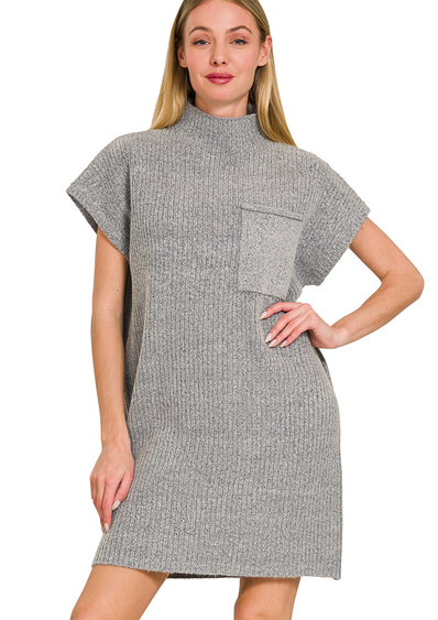 Pollie Mock Neck Sweater Dress