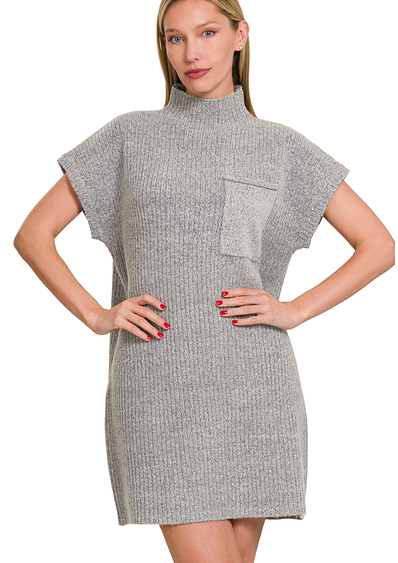 Pollie Mock Neck Sweater Dress