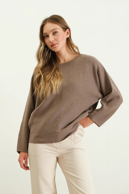 Kate Front Seam Sweater