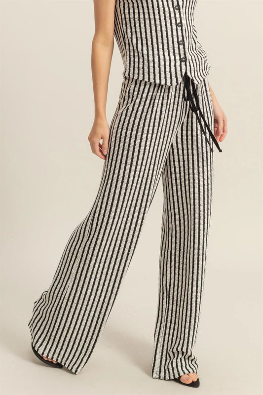 Andrea Striped Knit Pants