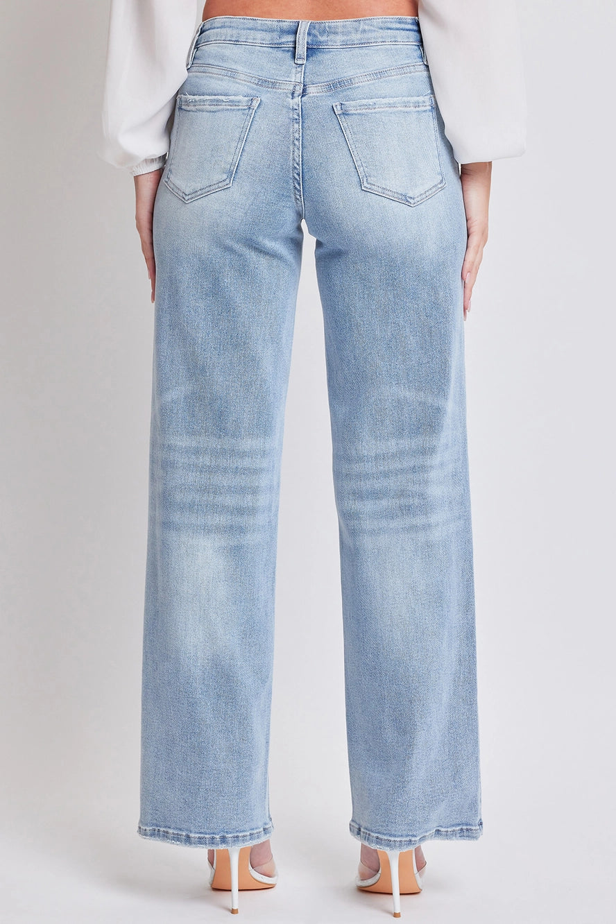 Keri Mid Rise Wide Leg Jean